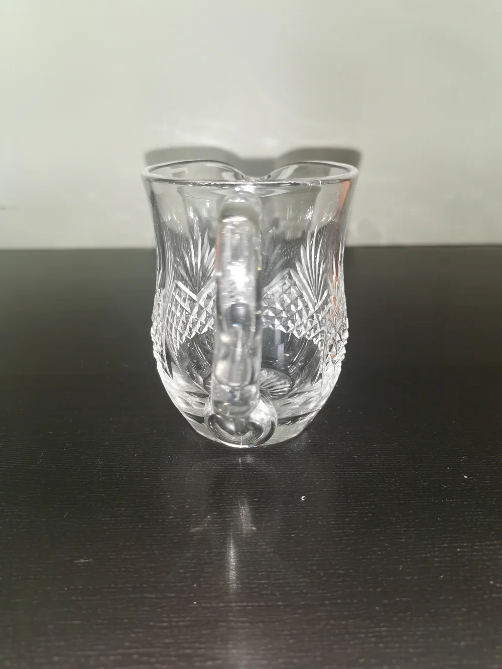 Wedgwood Majesty Crystal Open Sugar Bowl and Creamer Set